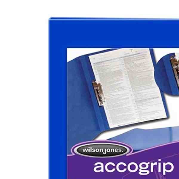 FOLDER CPALANCA OFI. AZUL OBS. ACCOGRIP P-0973 PZA